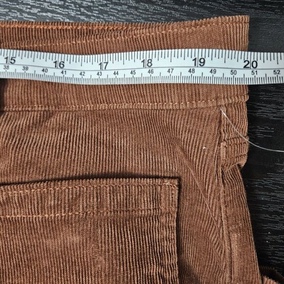 NWT GAP Women's Brown Corduroy 70s Flare High Rise Jeans Size 35/20R MSRP $79.95 - Picture 6 of 8